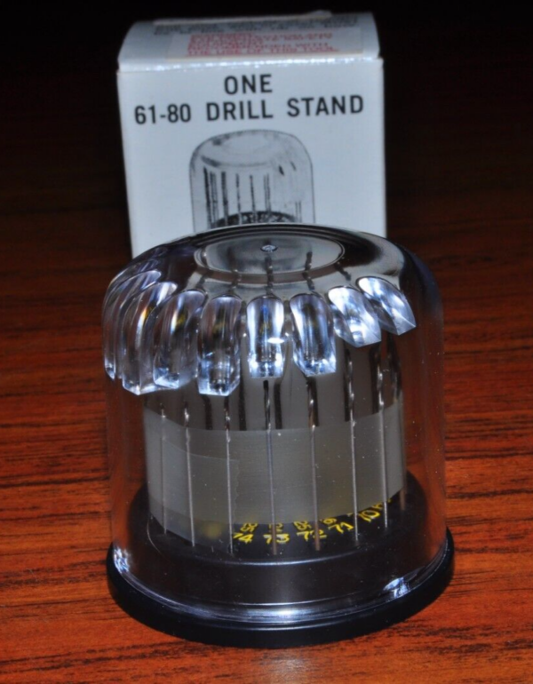 IRWIN 80182 DOME MINI DRILL SET 20 PCS FROM #61 0.039 to #80 0.0135 RARE IN DOME