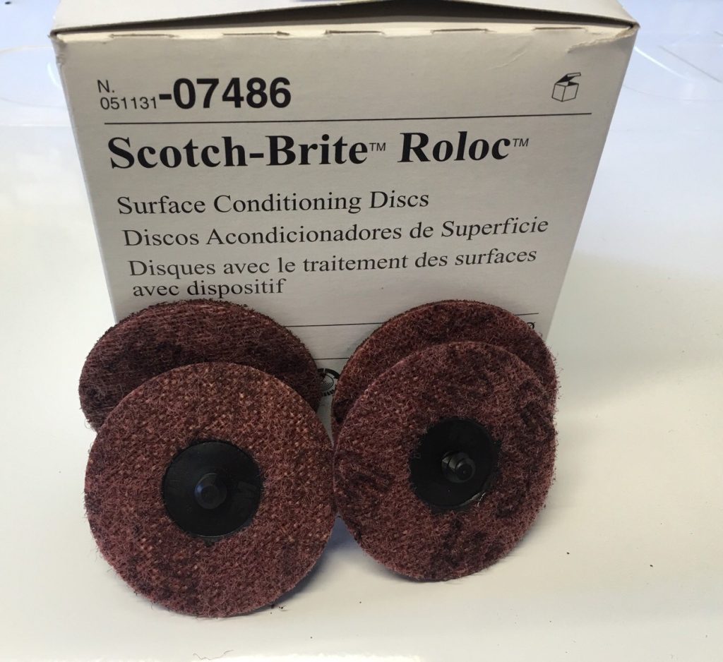 3M Scotch-Brite Roloc High Strength Disc Ts, 3 In X Nh A Med 61500084035