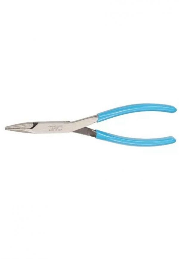 Channellock 738 8Inch Needle Nose Long Reach Plier Crosshatch Teeth