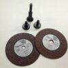 Falcon Mandrel Set Arbor 1/4" Shank With Two Abrasive Discs - Image 2