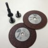 Falcon Mandrel Set Arbor 1/4" Shank With Two Abrasive Discs - Image 5