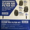 MOTORGUARD M-100-kit Sub Micronic Pulire Filtro Aria Kit - Image 3