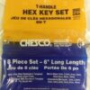 CHESCO T-Handle Hex Key Metric Set USA - Image 5