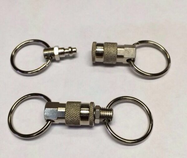 Coupler And Plug Key Ring Chain (qty 2)