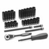 GREY PNEUMATIC 893653CRD 1/4" Drive deep length fractional and metric socket set - Image 2