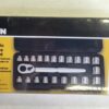 TITAN 22 pc Low Profile 3/8 Dr 12 Point Socket SET Metric and SAE #68003 - Image 2