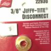 3/8" Jiffy Tite Disconnect For Mercedes ,GM, Harley Davidson - Image 2