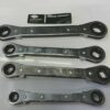 SK Hand Tools  4 Piece 9MM to 17MM Ratcheting Box End Wrench Set Made in USA - Image 2