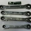 SK Hand Tools  4 Piece 9MM to 17MM Ratcheting Box End Wrench Set Made in USA - Image 4