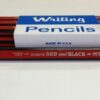 Dixon Carpenter Red And Black Wooden Pencils 997-s Soft 12 Piece - Image 2