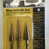 Titan 3 Piece Titanium Step Drill Bit Set - Image 3