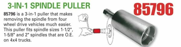 Specialty Products 85796  3-in-1 Spindle Puller